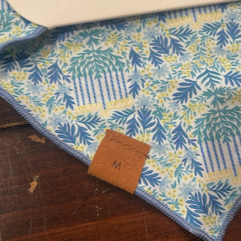 Dog Bandana by Foggy Dog - Flora Menorah Hanukkah